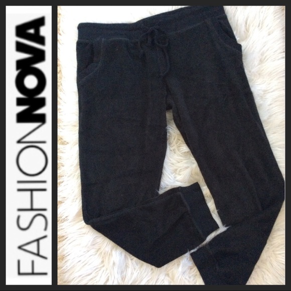 Fashion Nova French Terry Joggers - Picture 4 of 8